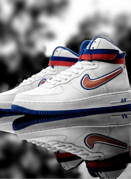 Zapatillas de baloncesto Nike Air Force 1 High NBA de los New York Knicks